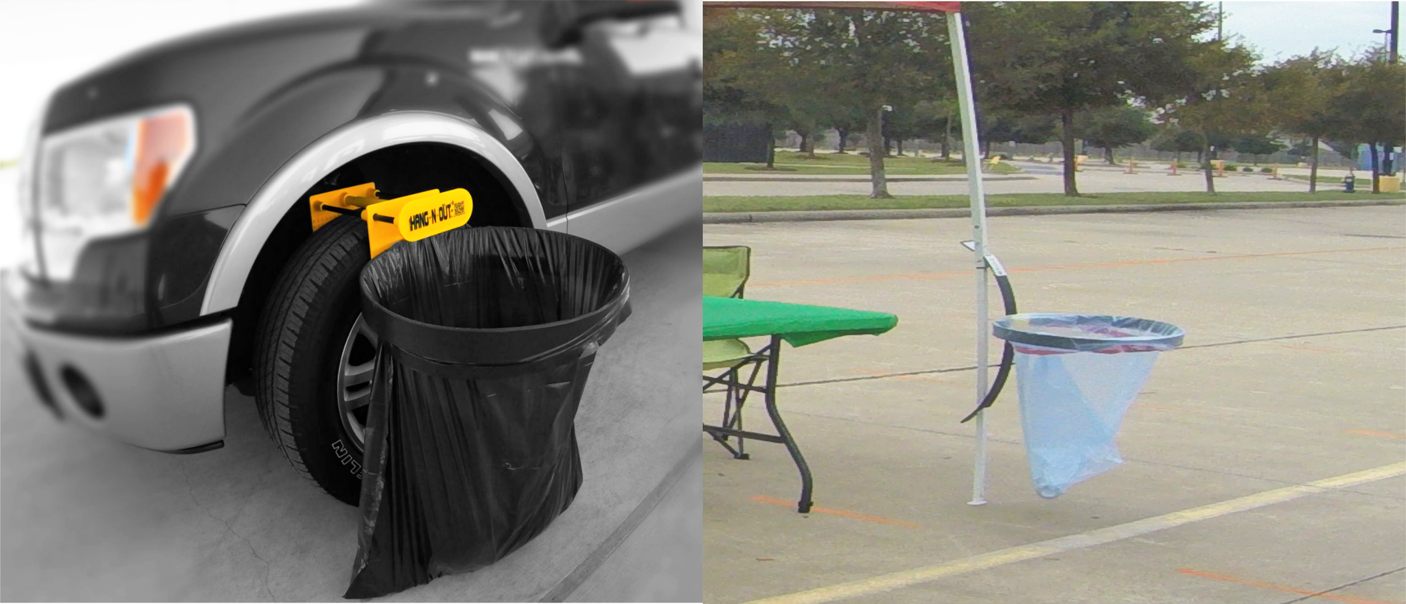 outdoor tailgating trash can